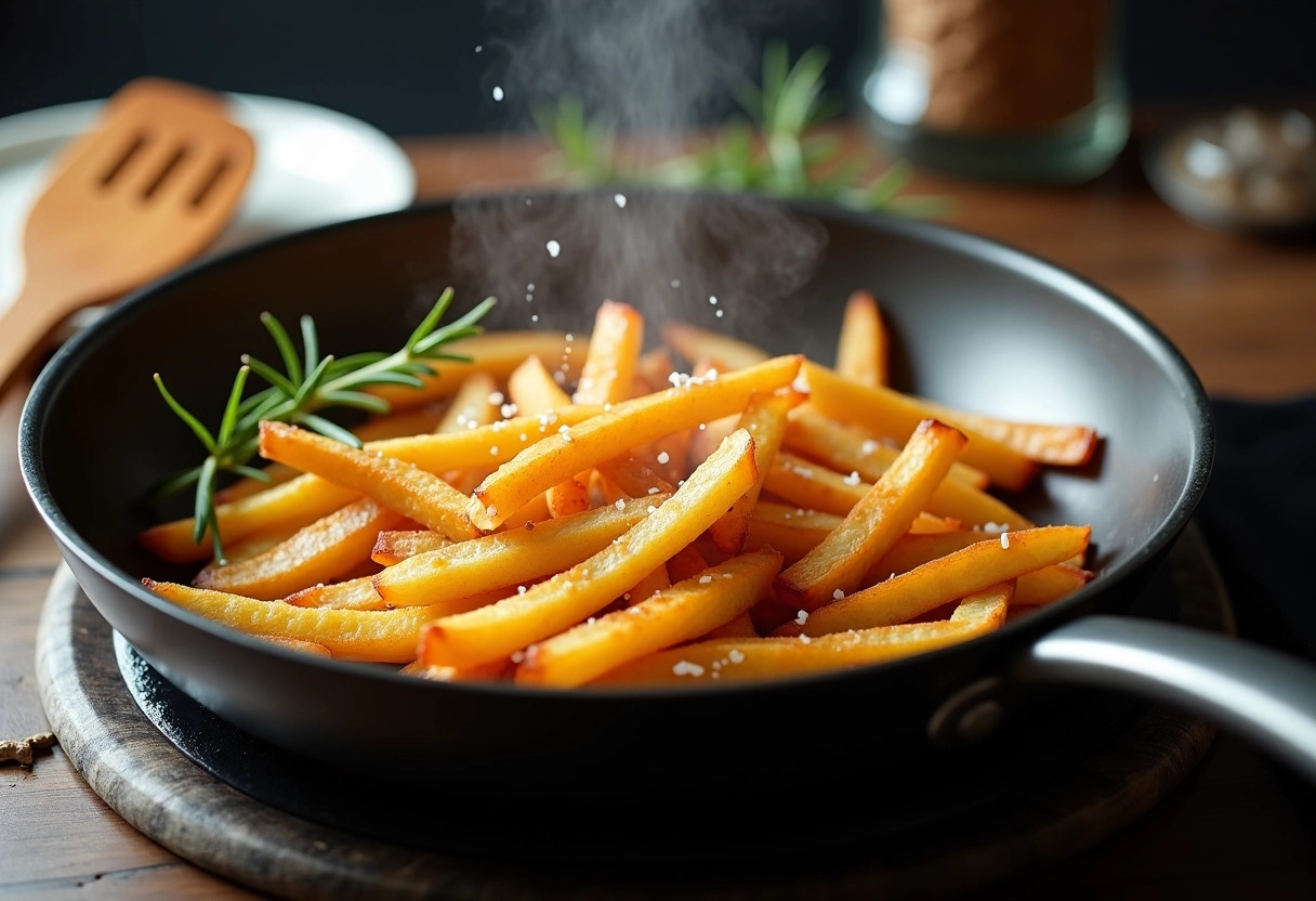 frites poêlées